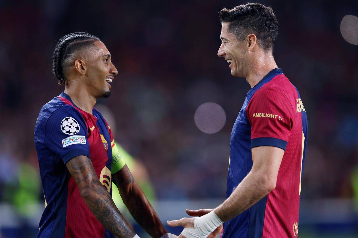 尤文鏖战西班牙，莱万制霸全场