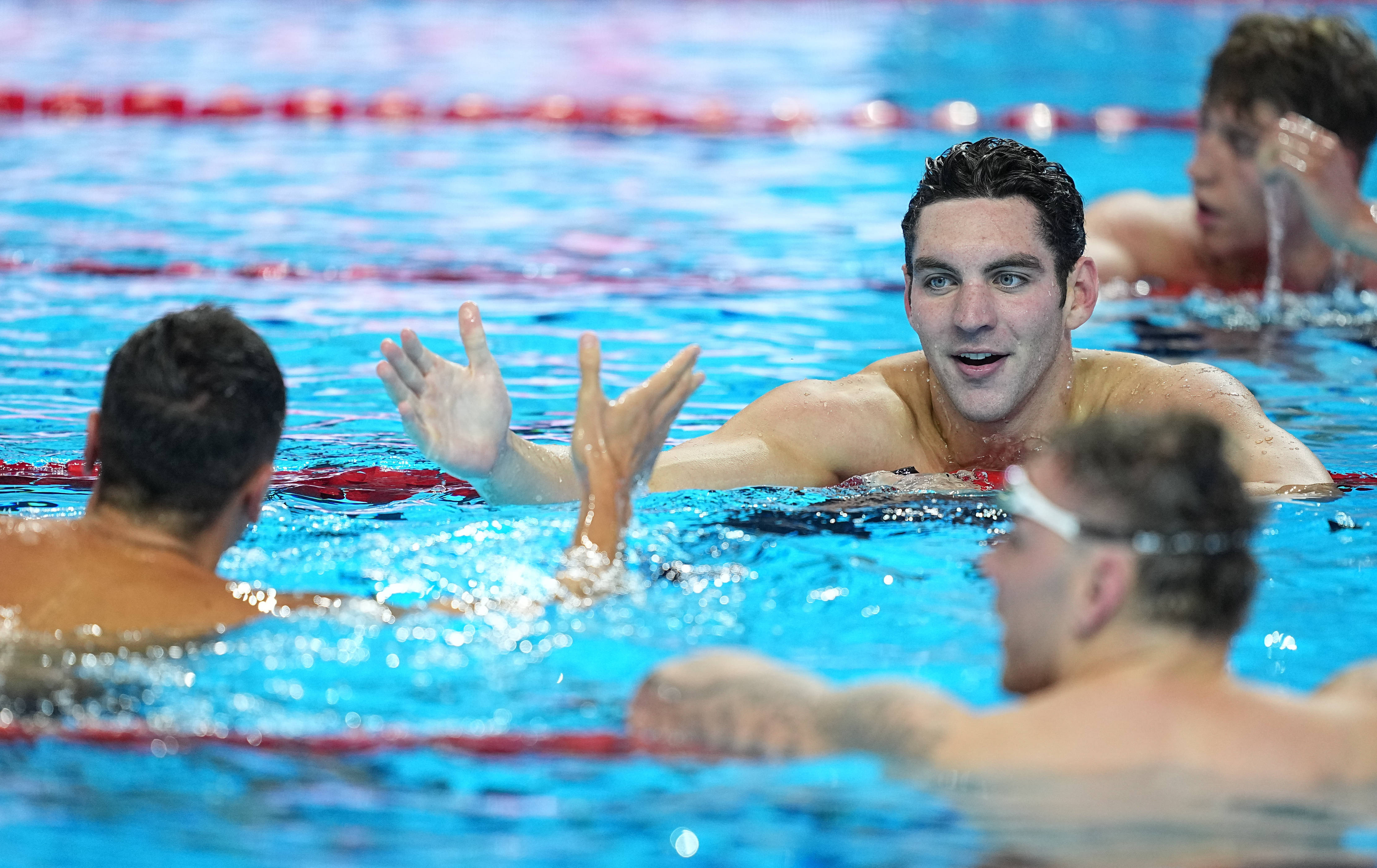 游泳男子米自由泳预赛优势出类拔萃